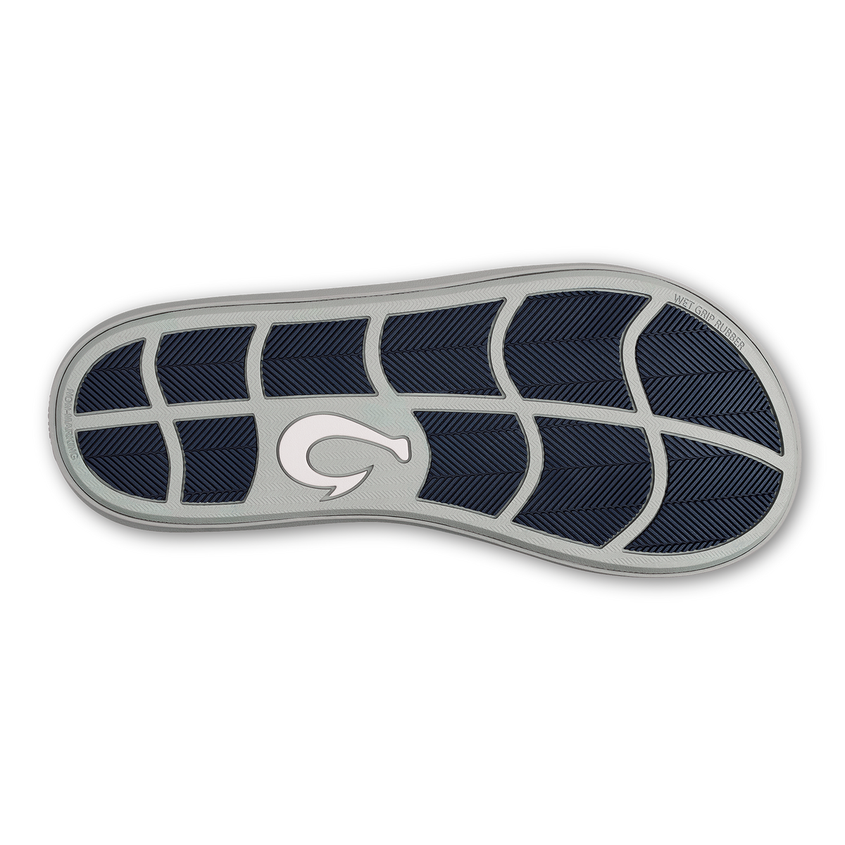 OluKai Value - Pili Men’s Waterproof Leather Sandals - Ash / Mood Indigo