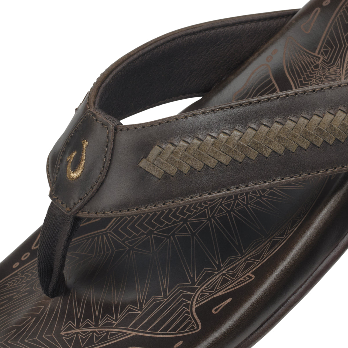 OluKai Top Pick - Mea Ola Mano - Dk Java / Mustang