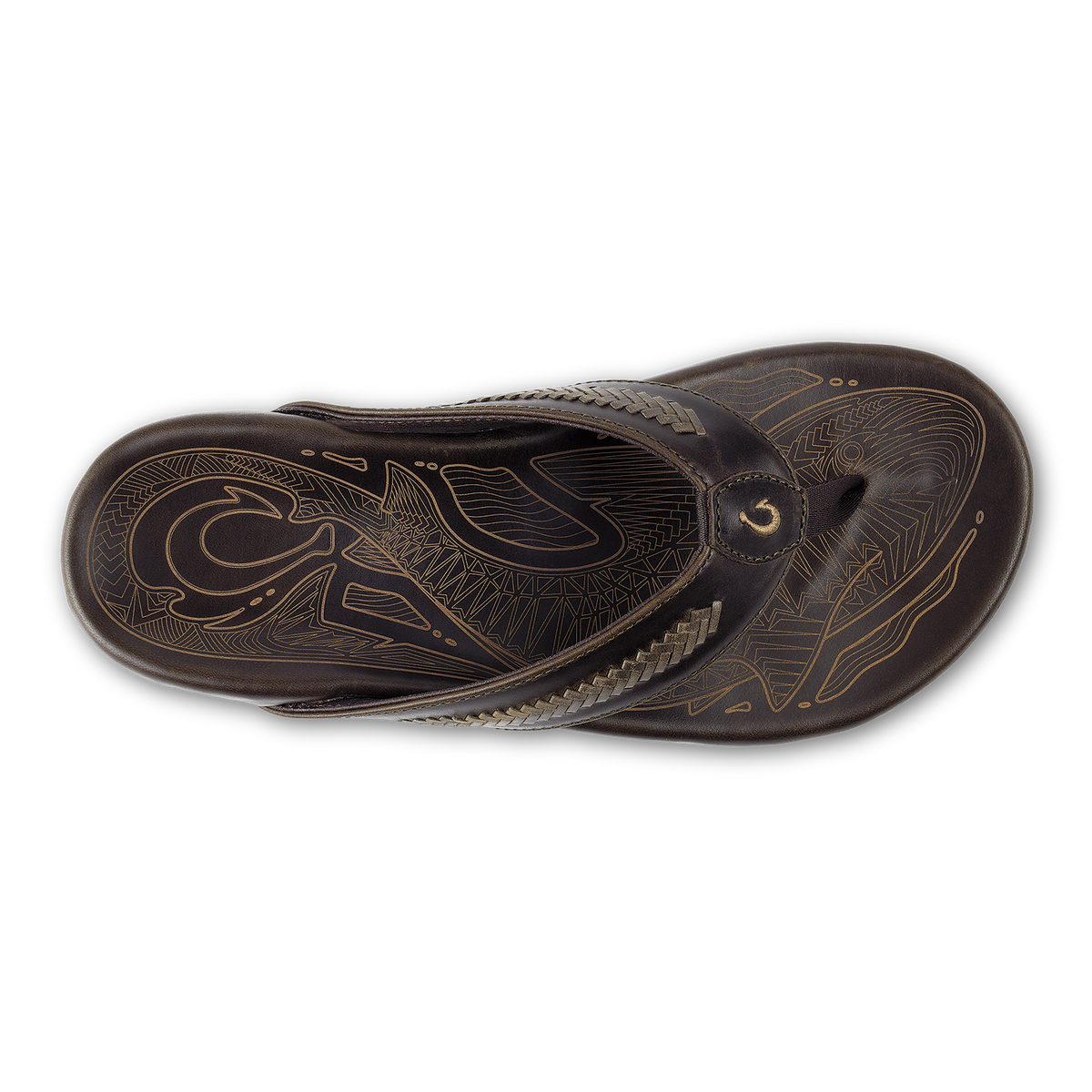OluKai Top Pick - Mea Ola Mano - Dk Java / Mustang