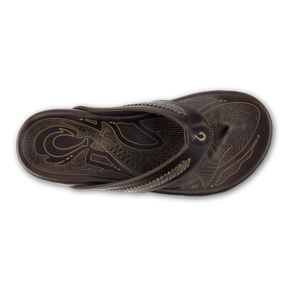 OluKai Top Pick - Mea Ola Mano - Dk Java / Mustang