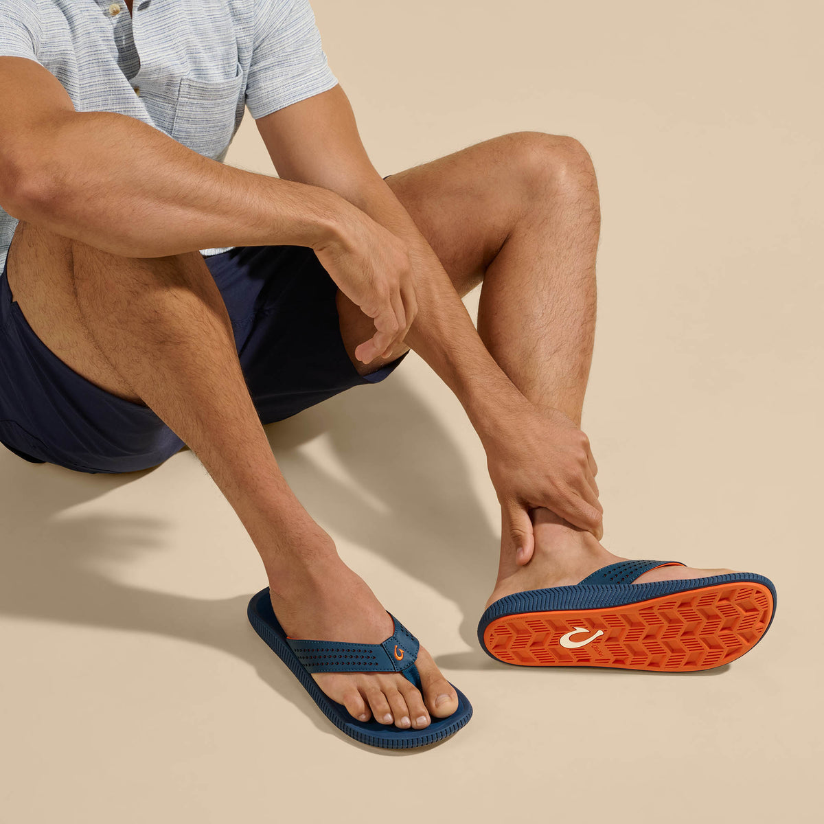 OluKai New - Ulele Men's Water-Ready Beach Sandals - Lagoon