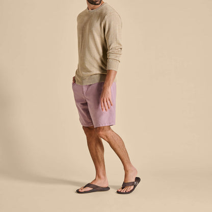 OluKai Customer Favorite - Tuahine Men's Waterproof Leather Beach Sandals - Dark Wood