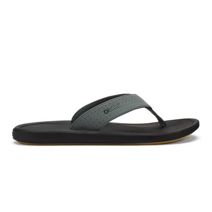 OluKai Signature - Ki‘i Men’s Water Ready Beach Sandals - Rock / Lava Rock