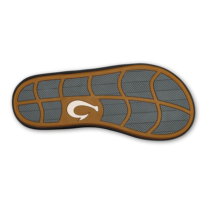 OluKai Signature - Ki‘i Men’s Water Ready Beach Sandals - Rock / Lava Rock