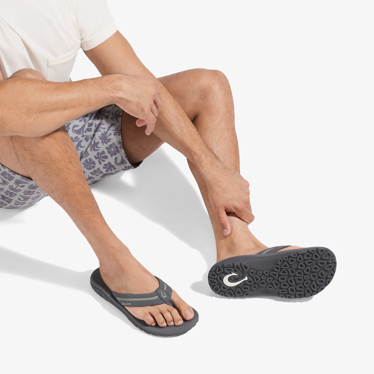 OluKai Featured - 'Ohana Pālua - Tradewind Grey / Seagreen