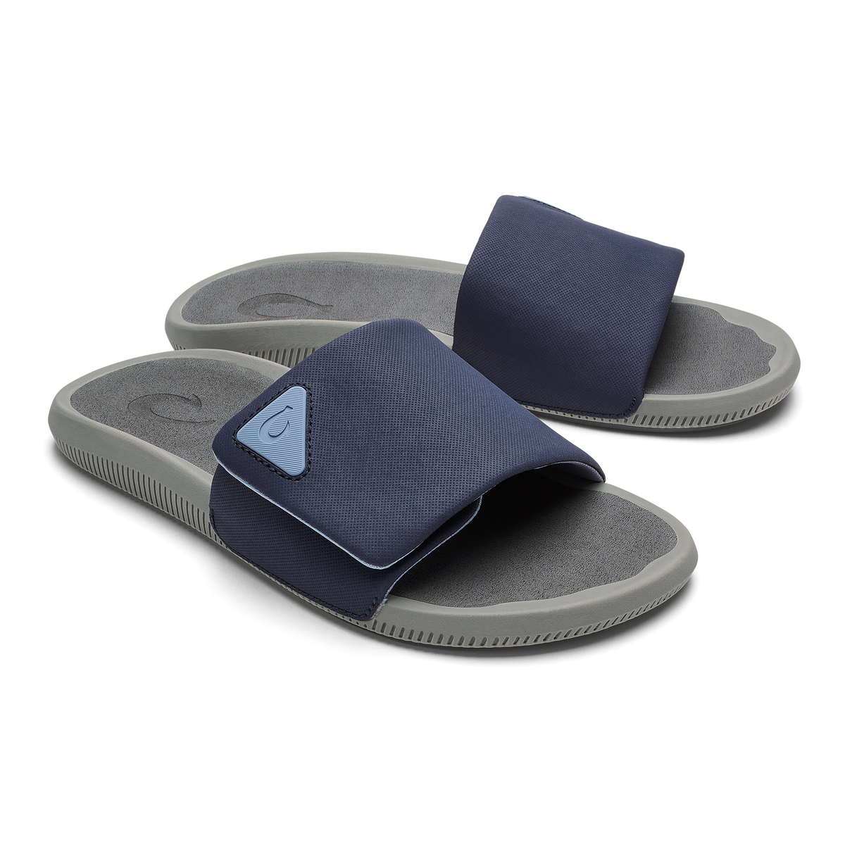 OluKai Latest - Ulele Slide - Blue Depth / Charcoal
