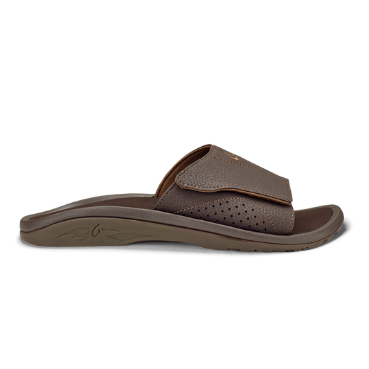 OluKai Best Seller - Nalu Slide Men's Beach Slide Sandals - Dark Java