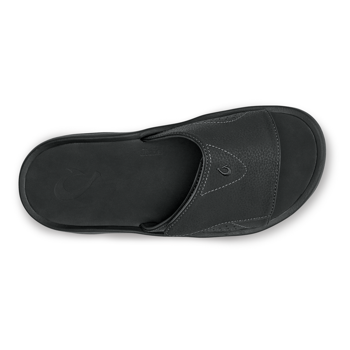 OluKai Hot Sale - Nalu Slide Men's Beach Slide Sandals - Black