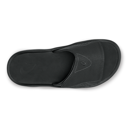 OluKai Hot Sale - Nalu Slide Men's Beach Slide Sandals - Black