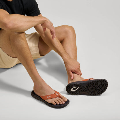 OluKai Top Pick - ‘Ohana Men's Best Selling Beach Sandals - Dirt / Lava Rock