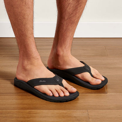 OluKai Value - OluKai ‘Ohana - Black / Dark Shadow | Men's Beach Sandals