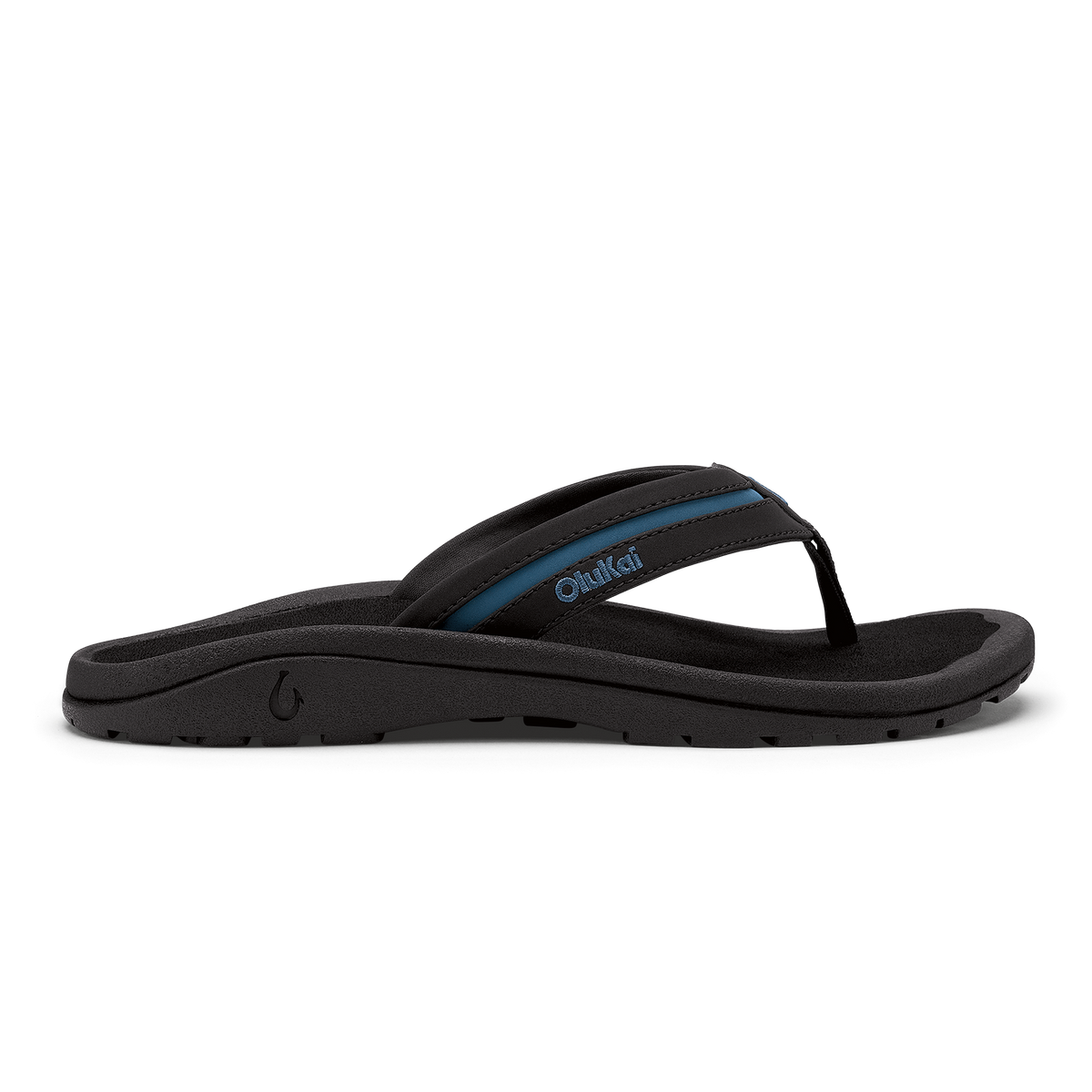 OluKai Hot Sale - ʻOhana Pālua - Black / Slate Blue