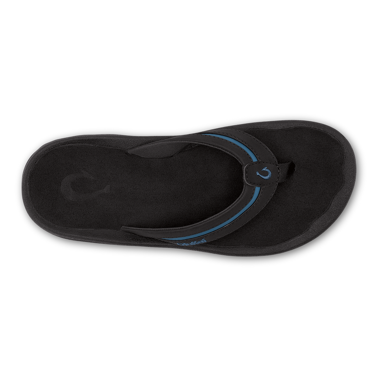 OluKai Hot Sale - ʻOhana Pālua - Black / Slate Blue
