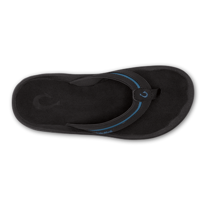 OluKai Hot Sale - ʻOhana Pālua - Black / Slate Blue