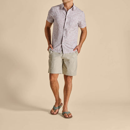 OluKai Quality - Hiapo - Odyssey Grey / Sahara Men’s Leather Beach Sandals
