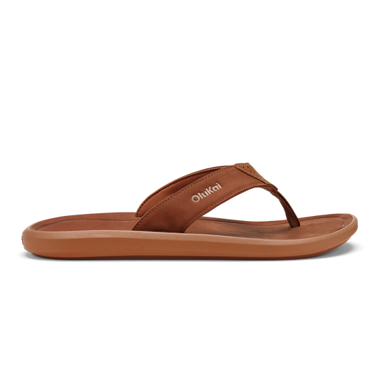 OluKai Discount - Pili Men’s Waterproof Leather Sandals - Fox
