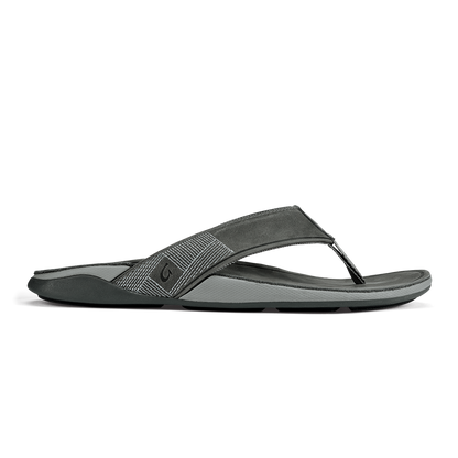 OluKai Best Price - Tuahine Men's Waterproof Leather Beach Sandals - Lagoon