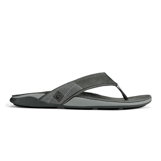 OluKai Best Price - Tuahine Men's Waterproof Leather Beach Sandals - Lagoon