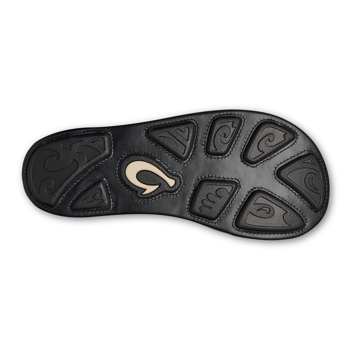 OluKai Hot Sale - Hiapo - Lava Rock Men’s Leather Beach Sandals