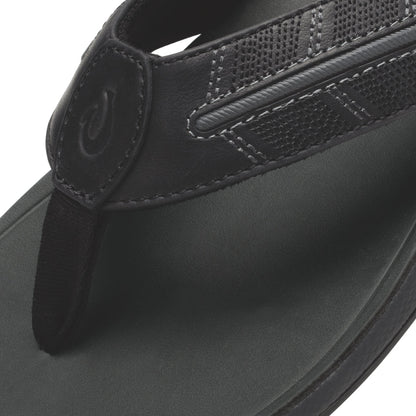 OluKai Smart Buy - Tuahine Palm - Lava Rock / Dk Shadow