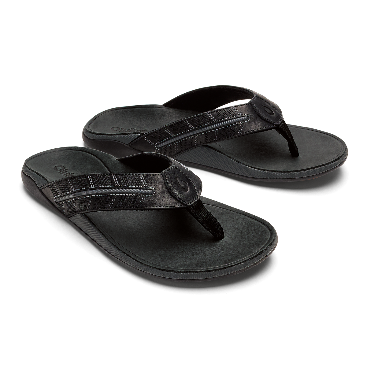 OluKai Smart Buy - Tuahine Palm - Lava Rock / Dk Shadow