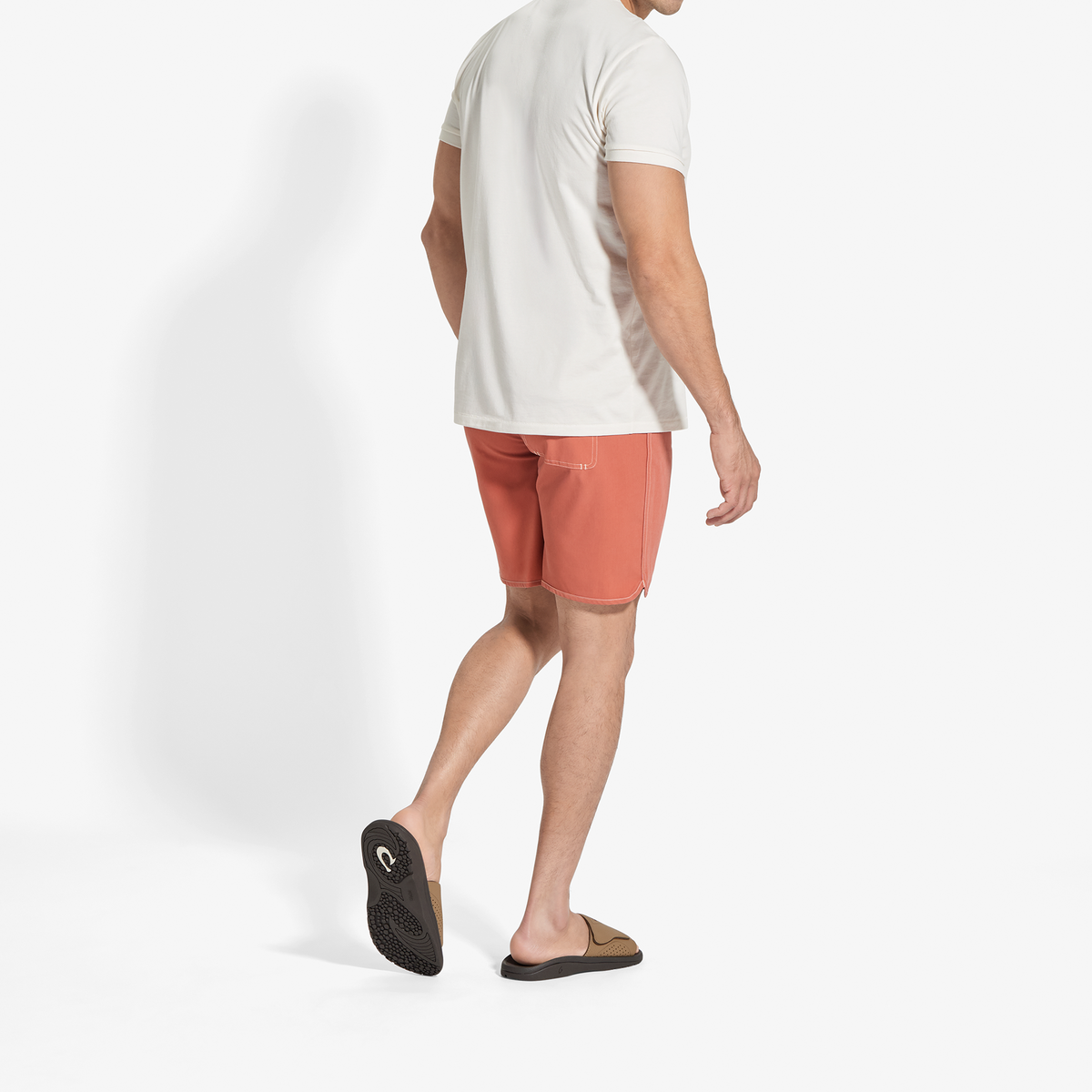 OluKai Discount - Nalu Slide - Tan / Dk Java