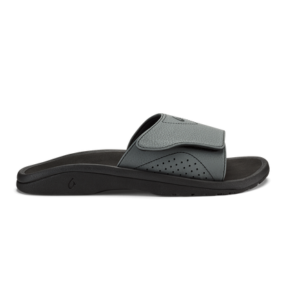 OluKai Featured - Nalu Slide - Rock / Black