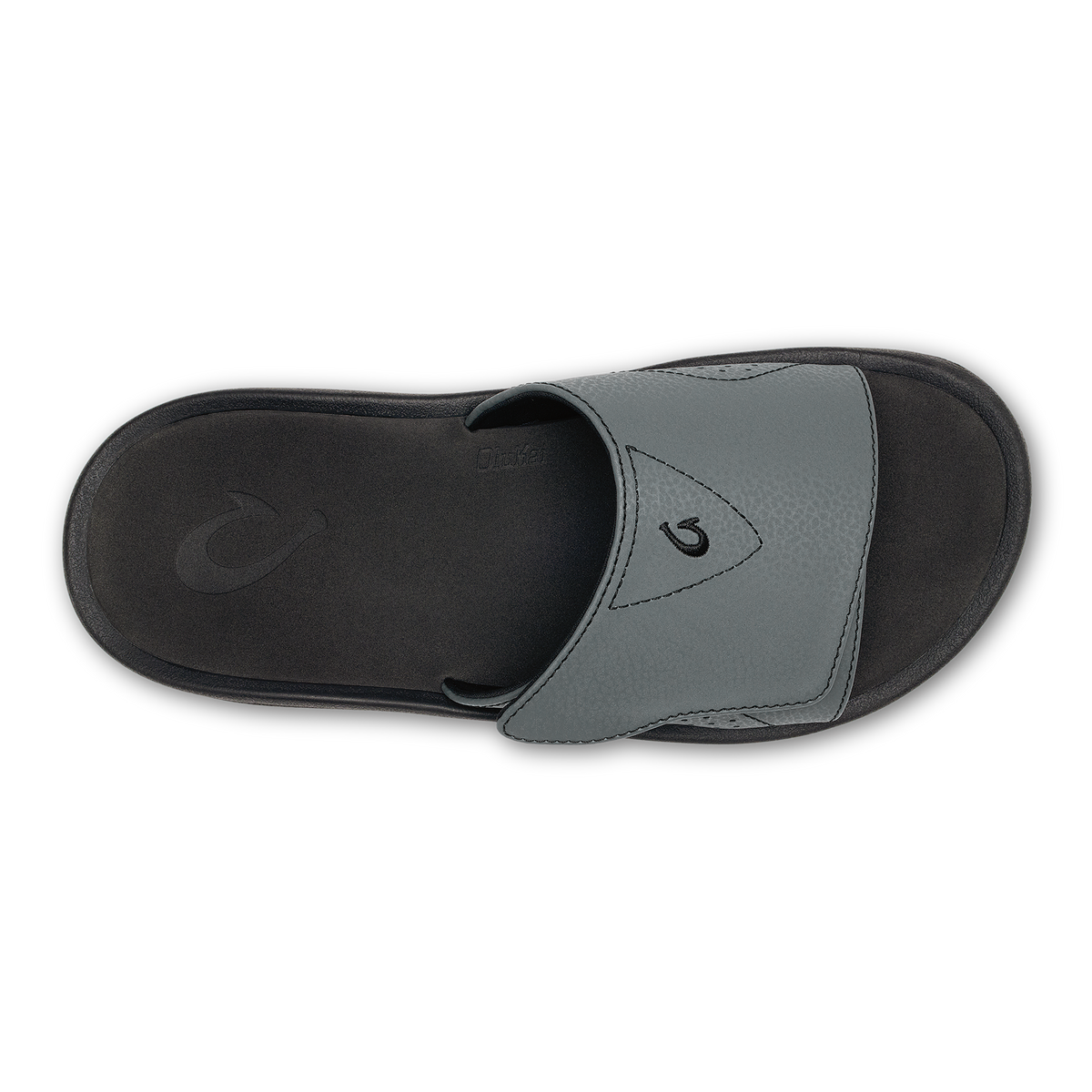 OluKai Featured - Nalu Slide - Rock / Black