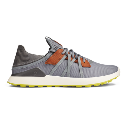 OluKai Great Value - Manele Men’s Breathable Golf Shoes - Poi / Charcoal