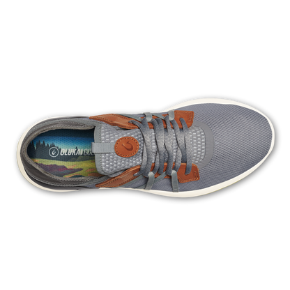 OluKai Great Value - Manele Men’s Breathable Golf Shoes - Poi / Charcoal