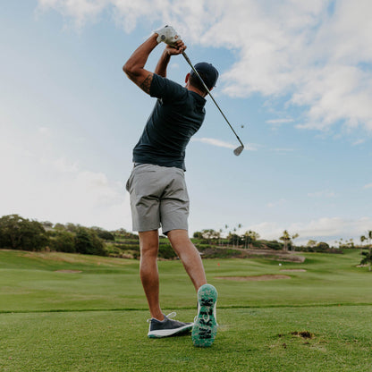 OluKai Trending - Mākena Men’s Waterproof Golf Shoes - Mood Indigo