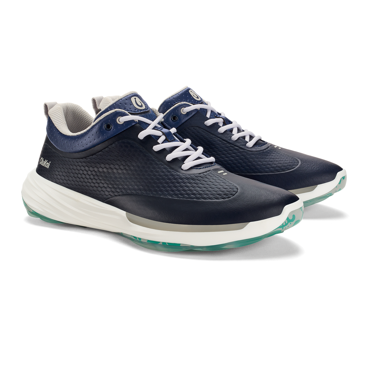 OluKai Trending - Mākena Men’s Waterproof Golf Shoes - Mood Indigo