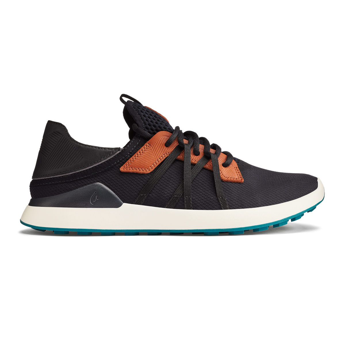 OluKai Smart Buy - Manele Men’s Breathable Golf Shoes - Black / Dark Shadow