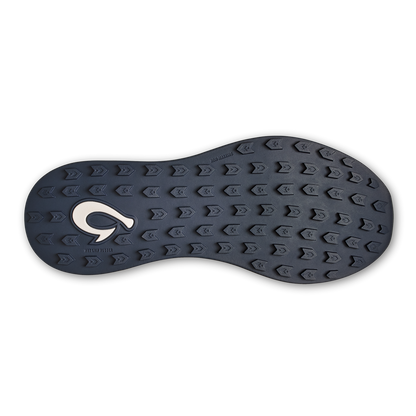 OluKai Best Price - Manele Men’s Breathable Golf Shoes - Bright White / Mood Indigo