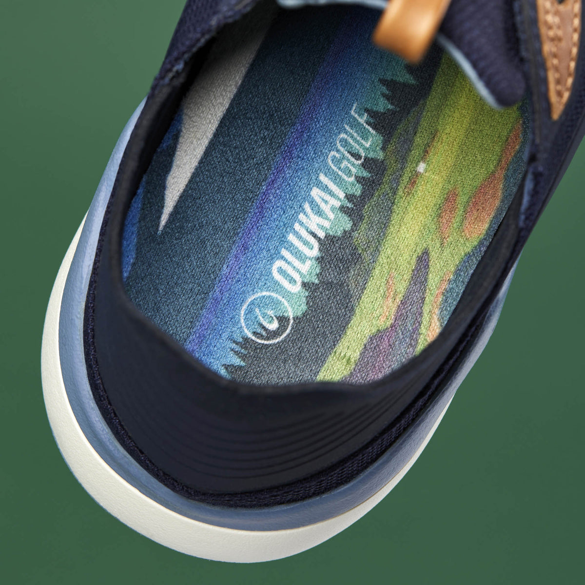 OluKai Popular - OluKai Kā‘anapali Men’s Golf Shoe - Trench Blue / Sea Ice