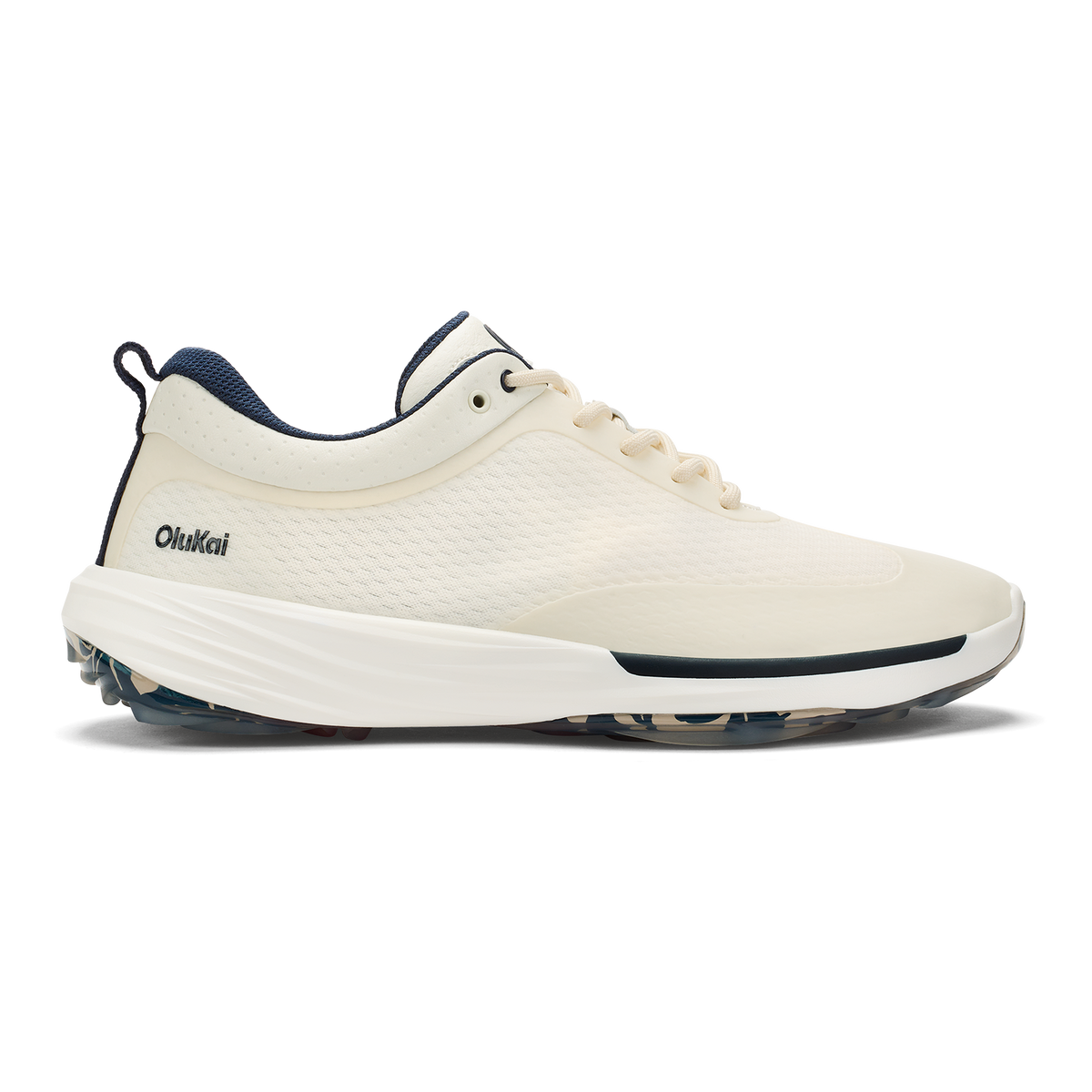 OluKai Smart Buy - Mākena Men’s Waterproof Golf Shoes - White Sand