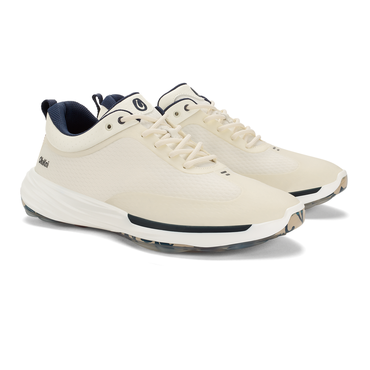 OluKai Smart Buy - Mākena Men’s Waterproof Golf Shoes - White Sand