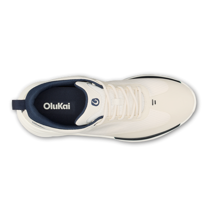 OluKai Smart Buy - Mākena Men’s Waterproof Golf Shoes - White Sand