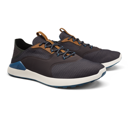 OluKai New - OluKai Kā‘anapali Men’s Golf Shoe - Pavement / Vintage Blue