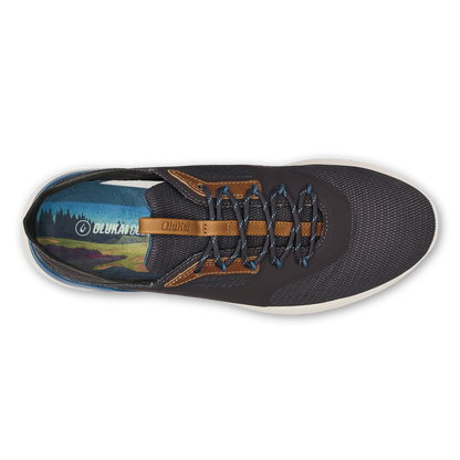 OluKai New - OluKai Kā‘anapali Men’s Golf Shoe - Pavement / Vintage Blue