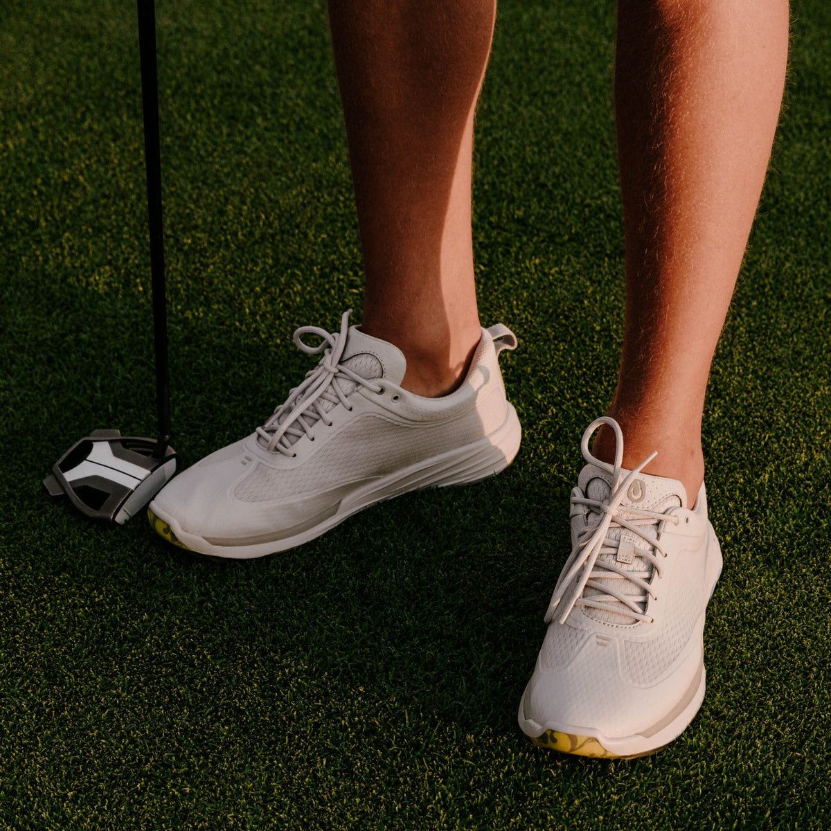 OluKai Trusted - Mākena Men’s Waterproof Golf Shoes - Sterling
