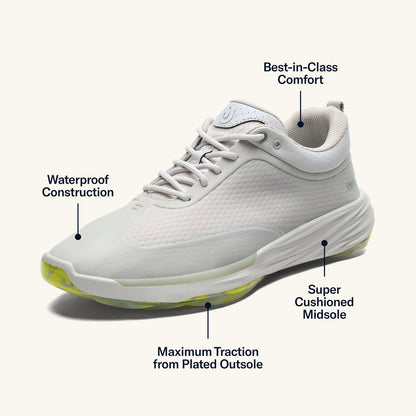 OluKai Trusted - Mākena Men’s Waterproof Golf Shoes - Sterling