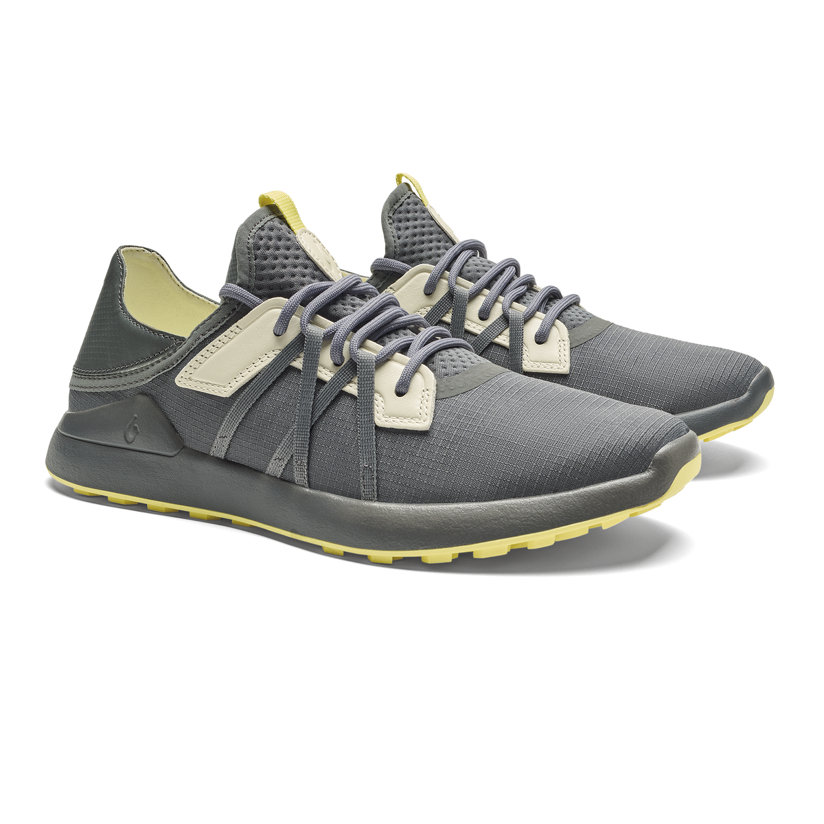 OluKai Featured - Manele Men’s Breathable Golf Shoes - Rock / Flower