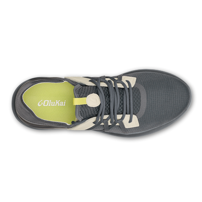 OluKai Featured - Manele Men’s Breathable Golf Shoes - Rock / Flower