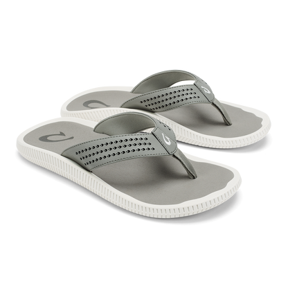 OluKai Exclusive - Ulele Golf Men’s Golf Sandals - Ash