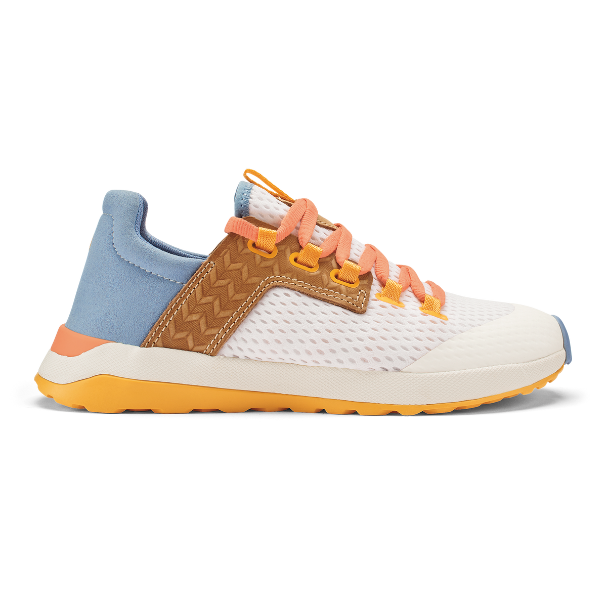 OluKai Best Price - Wailuku Women’s Athletic Shoes - Bright White / Sea Ice