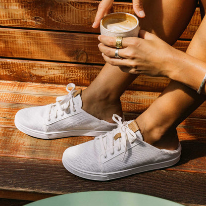 OluKai Sale - Pehuea Lī Women's Sneakers - White