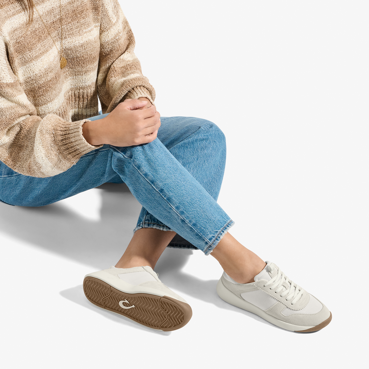 OluKai Classic - Kaulele Mesh - Tapa / White Sand