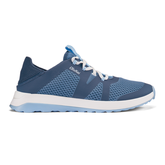 OluKai Great Value - Huia Women’s Athleisure Shoes - Vintage Blue / Sea Ice