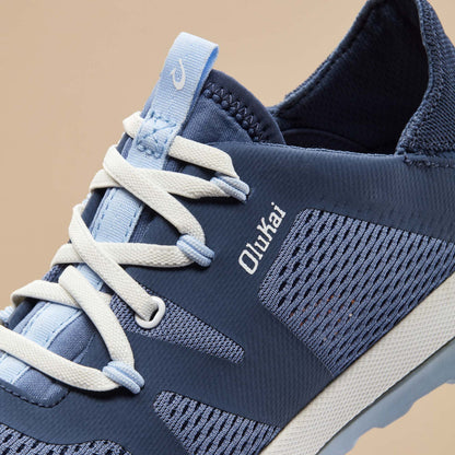 OluKai Great Value - Huia Women’s Athleisure Shoes - Vintage Blue / Sea Ice